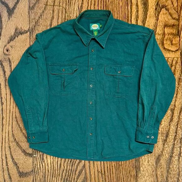 Vintage 90’s Cabela's Outdoor Gear Chamois Long Sleeve Button Down Shirt - Picture 1 of 3